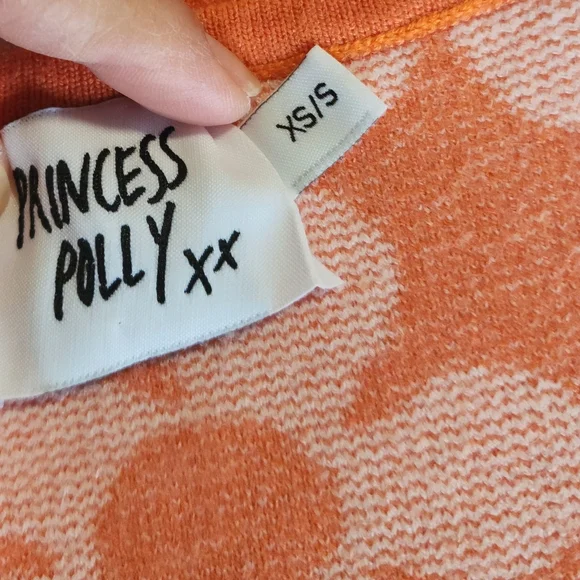 Princess Polly Floral Knit Sweatee Bodycon Mini Dress, Size XS/S - Picture 2 of 8
